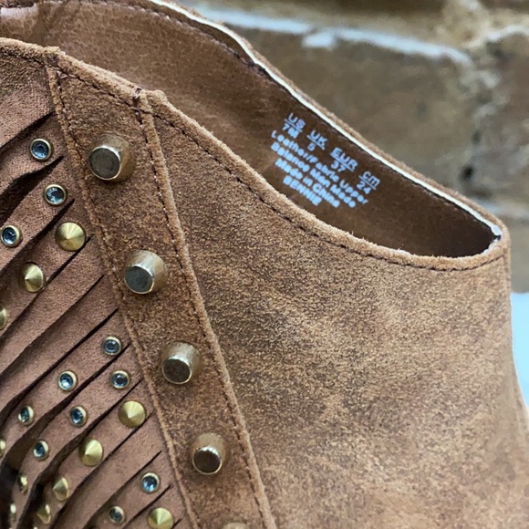 Fergie Fringed Distressed Booties - Picture 4 of 14